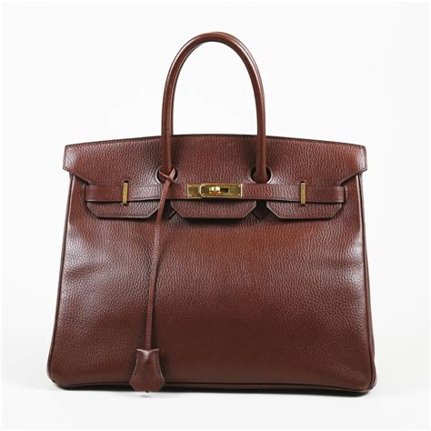 brown leather hermes bag|hermes bag brown price.